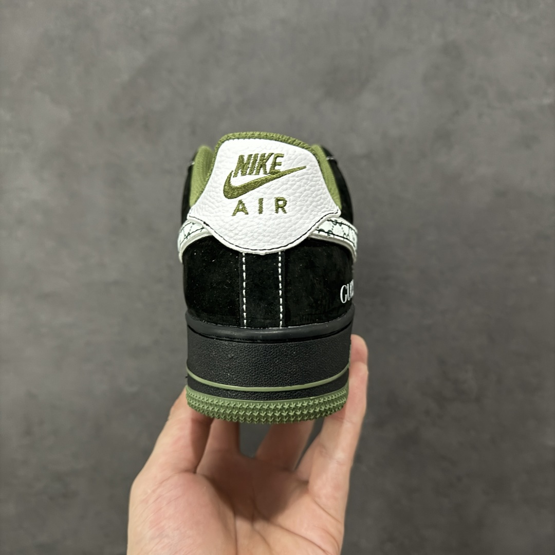 【纯原】NIke Air Force 1 '07 Low “古驰联名——黑军绿”空军一号 低帮 运动鞋 