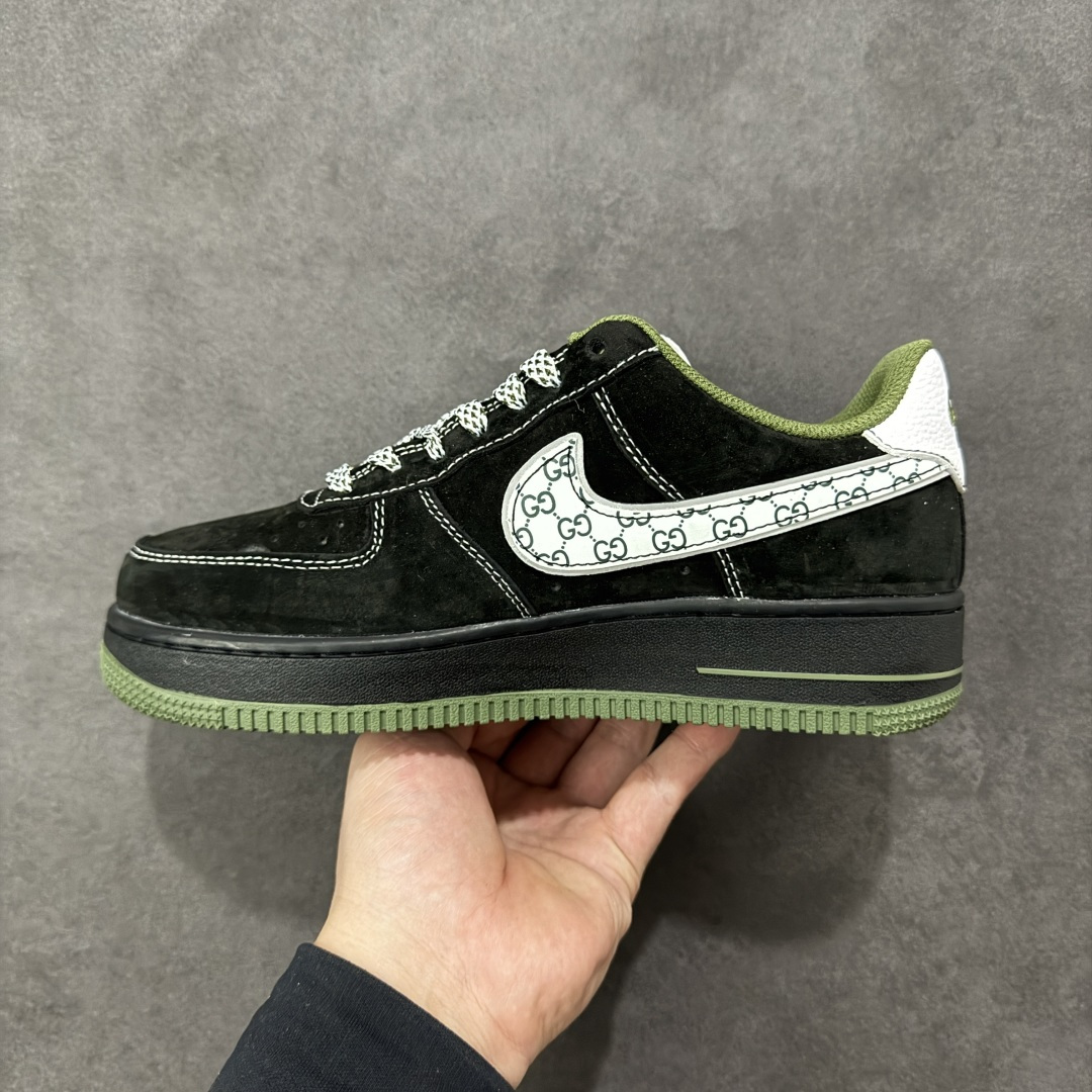 【纯原】NIke Air Force 1 '07 Low “古驰联名——黑军绿”空军一号 低帮 运动鞋 