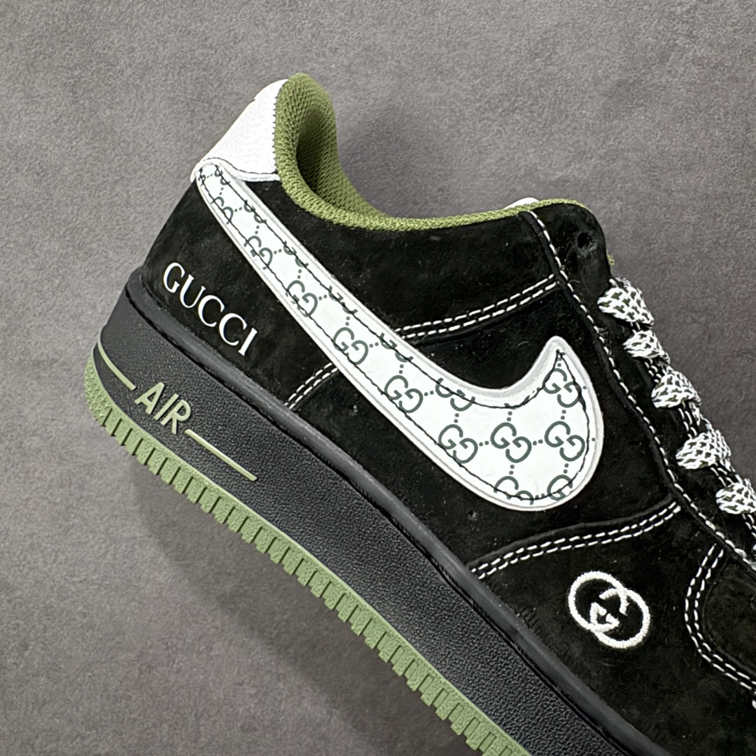 【纯原】NIke Air Force 1 '07 Low “古驰联名——黑军绿”空军一号 低帮 运动鞋 