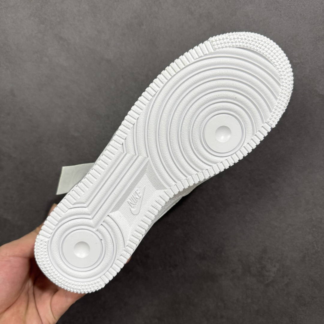 【纯原】Nike Air Force 1 '07 Low Smile 墨趣 空军一号低帮休闲板鞋#采用黑