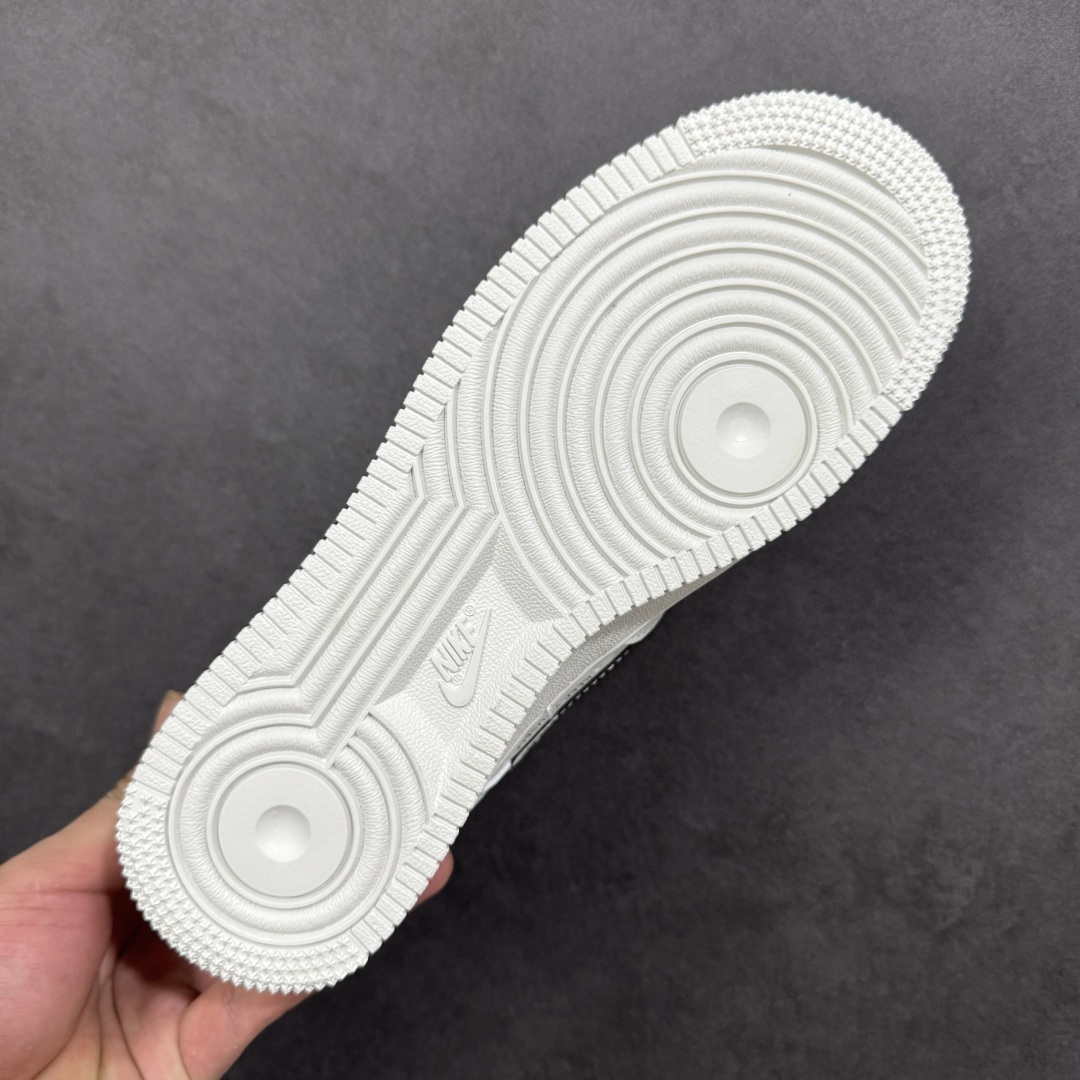 【纯原】Nike Air Force 1 '07 Low 白黑条形码 空军一号低帮休闲板鞋#原楦头原纸板