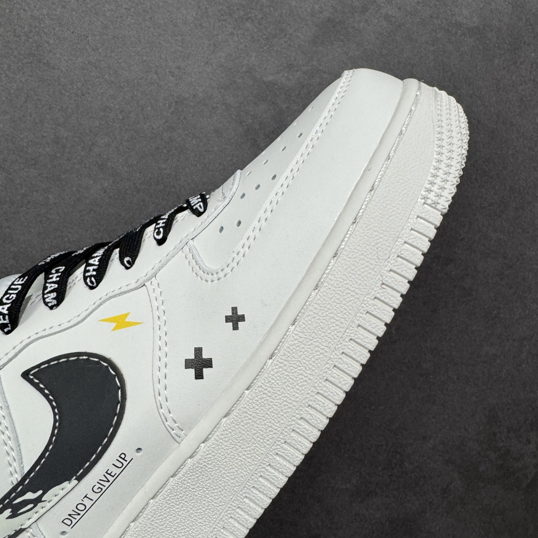 【纯原】Nike Air Force 1 '07 Low 白黑条形码 空军一号低帮休闲板鞋#原楦头原纸板