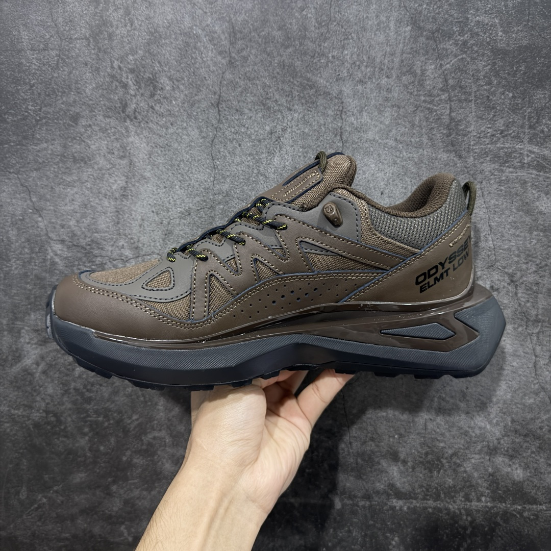 【纯原】SALOMON萨洛蒙 ODYSSEY ELMT LOW LTR 柔软舒适 耐磨透气轻便 低帮 生