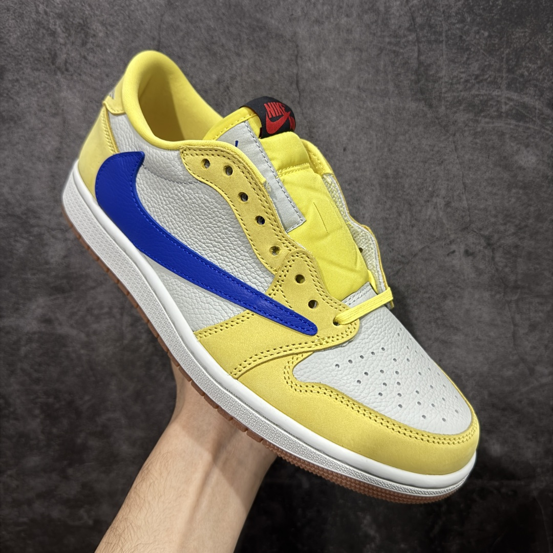 【纯原】Travis Scott x Air Jordan AJ1 Low OG SP TS联名 倒钩低