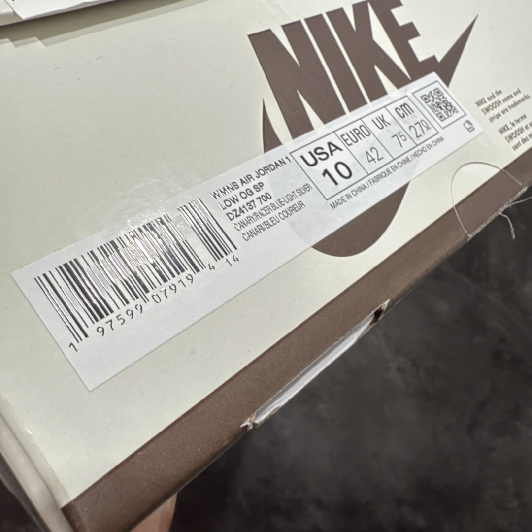【纯原】Travis Scott x Air Jordan AJ1 Low OG SP TS联名 倒钩低