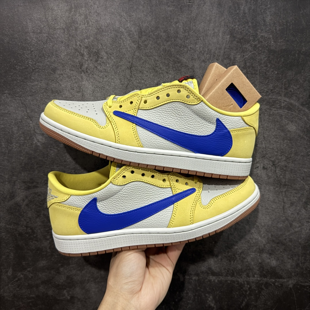 【纯原】Travis Scott x Air Jordan AJ1 Low OG SP TS联名 倒钩低
