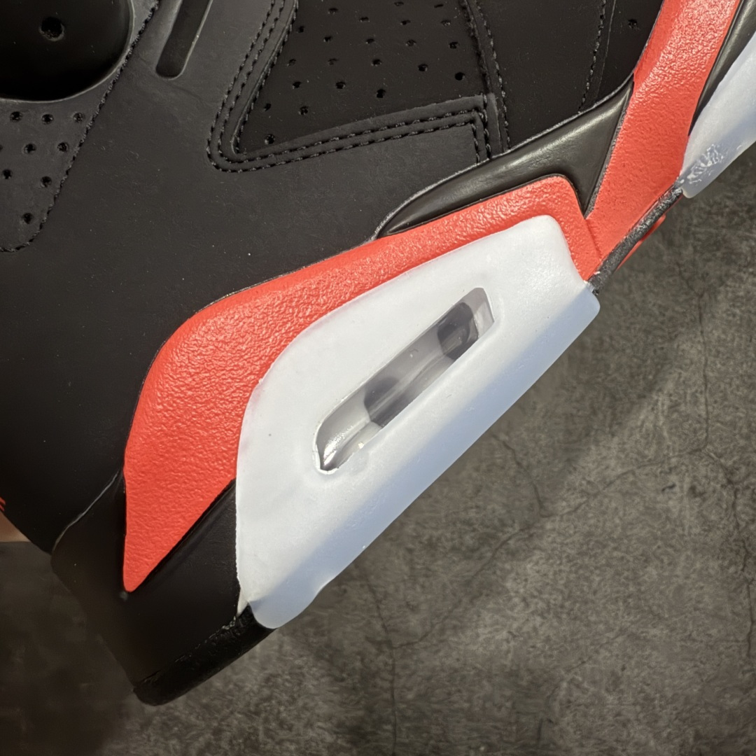 【纯原】Air Jordan AJ6 Retro 反转红外线2026复刻黑红 CT8529-001 莞产