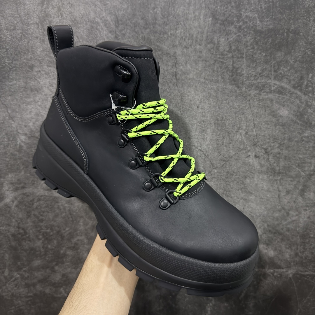 【纯原】ecco爱步 踪迹30 牛皮 时尚百搭 高帮 生活休闲鞋马丁靴 独家注塑工艺 渠道原单 实体代购