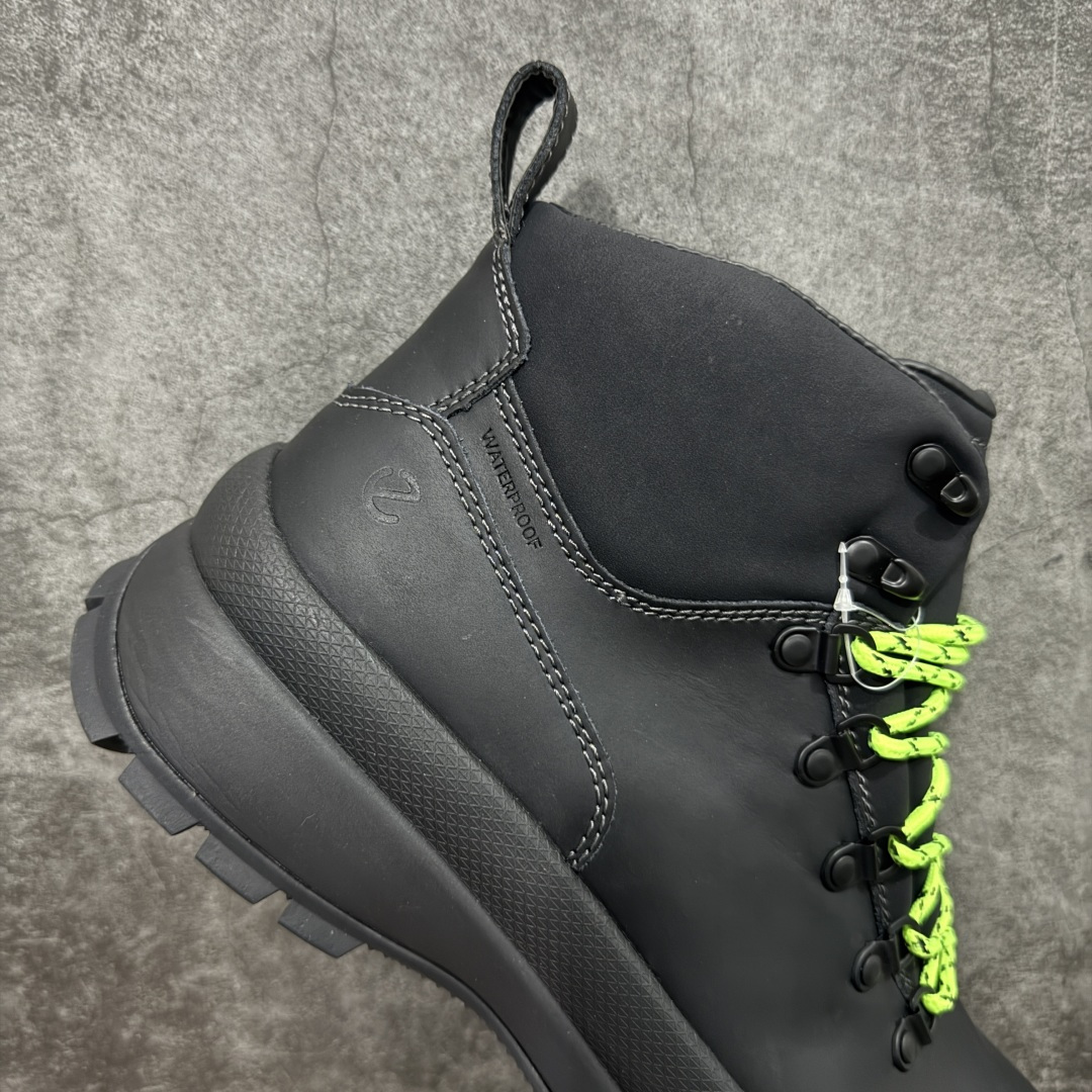 【纯原】ecco爱步 踪迹30 牛皮 时尚百搭 高帮 生活休闲鞋马丁靴 独家注塑工艺 渠道原单 实体代购