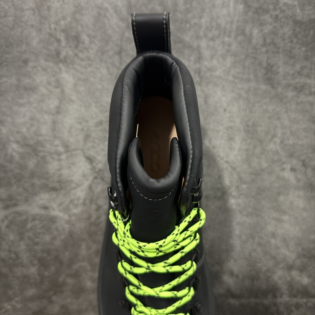 【纯原】ecco爱步 踪迹30 牛皮 时尚百搭 高帮 生活休闲鞋马丁靴 独家注塑工艺 渠道原单 实体代购