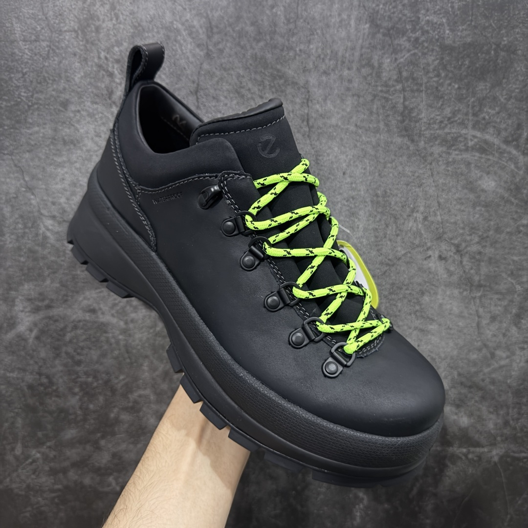 【纯原】ecco爱步 踪迹30 牛皮 时尚百搭 中帮 生活休闲鞋马丁靴 独家注塑工艺 渠道原单 实体代购