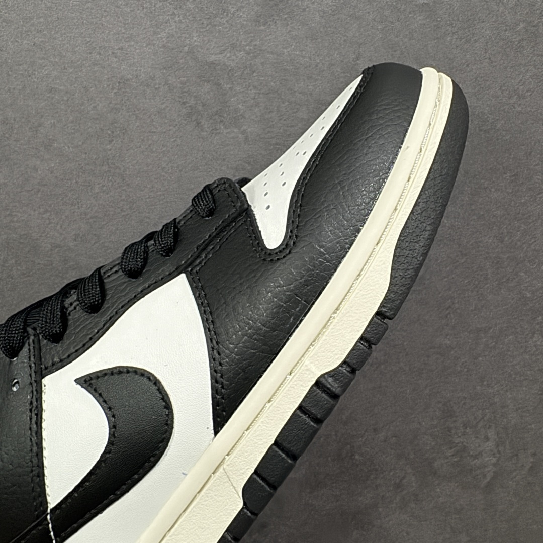 【纯原】Nike SB Dunk Low 黑白熊猫 低帮休闲板鞋 HQ7487-100尺码：35.5 3