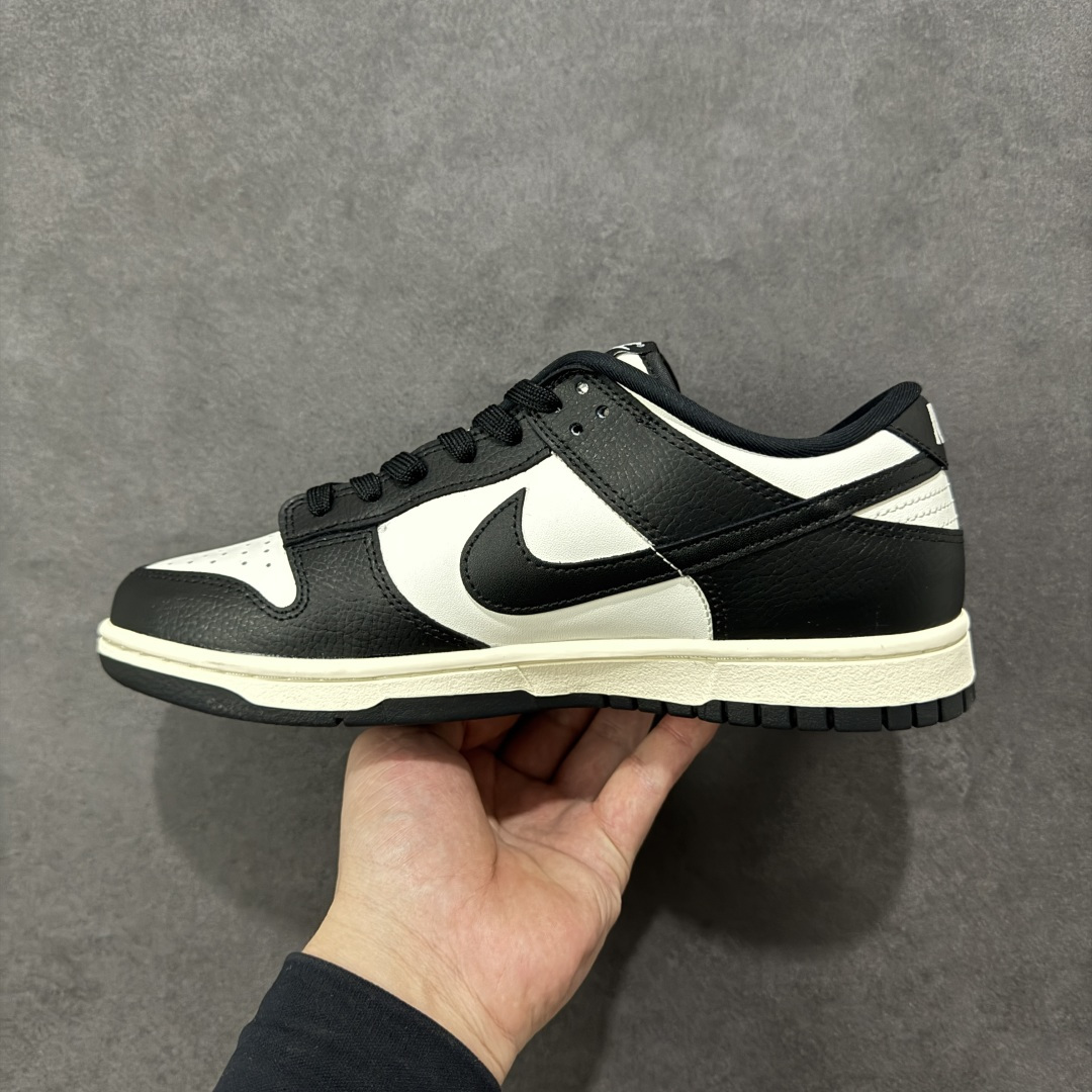 【纯原】Nike SB Dunk Low 黑白熊猫 低帮休闲板鞋 HQ7487-100尺码：35.5 3