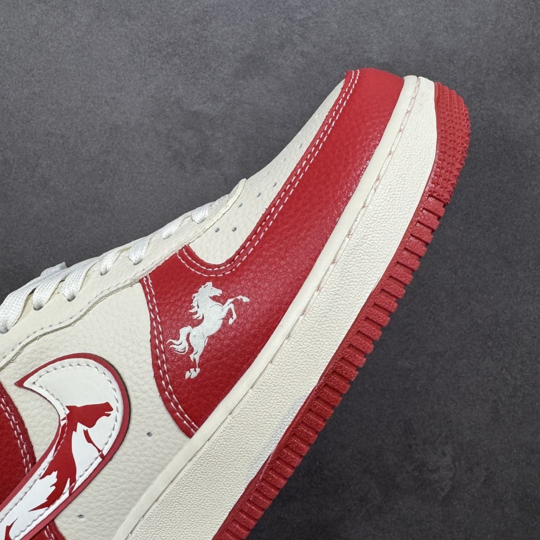 【纯原】Nike Air Force 1'07 Low 马年联名 荔纹红马 空军一号低帮休闲板鞋 XL1