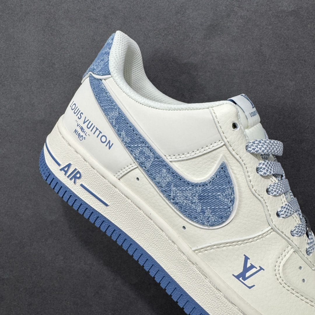 【纯原】NIke Air Force 1 '07 Low “LV联名-牛仔蓝”空军一号 低帮 运动鞋 休