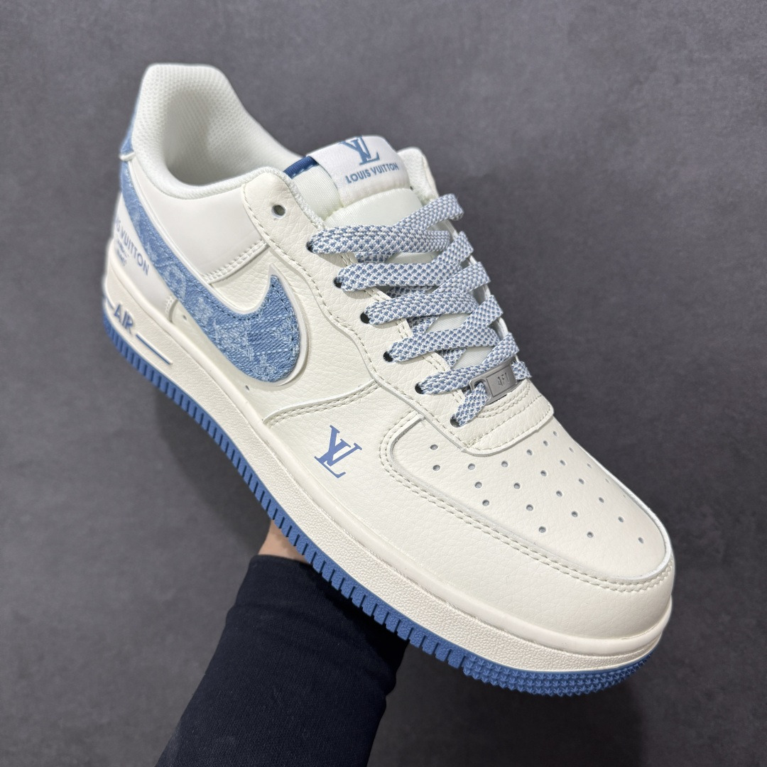 【纯原】NIke Air Force 1 '07 Low “LV联名-牛仔蓝”空军一号 低帮 运动鞋 休