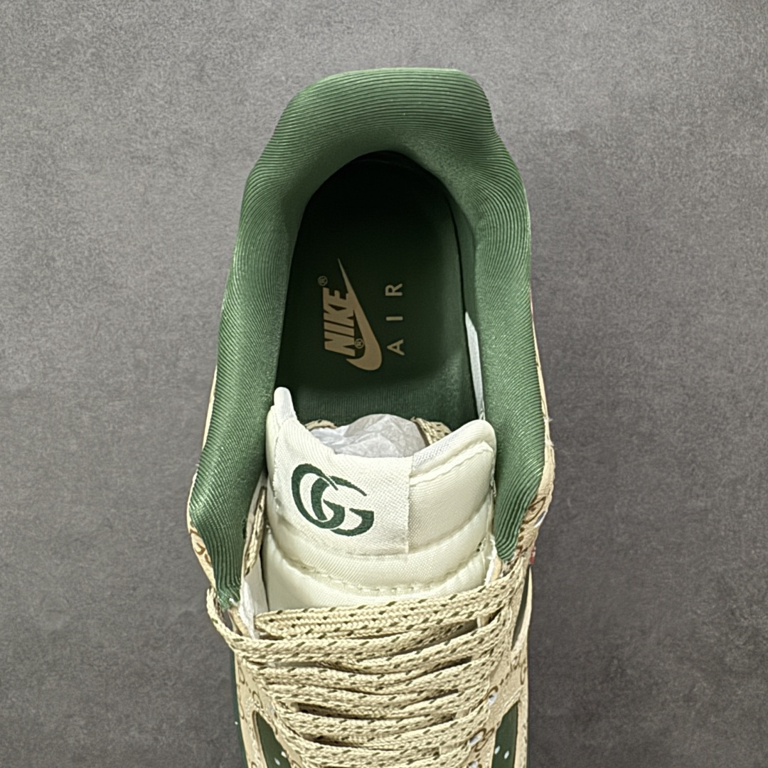 【纯原】Nike Air Force 1'07 Low 古驰联名 花纹红勾 空军一号低帮休闲板鞋#原楦头