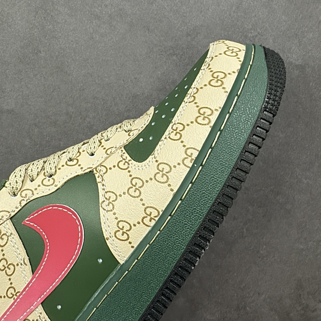 【纯原】Nike Air Force 1'07 Low 古驰联名 花纹红勾 空军一号低帮休闲板鞋#原楦头