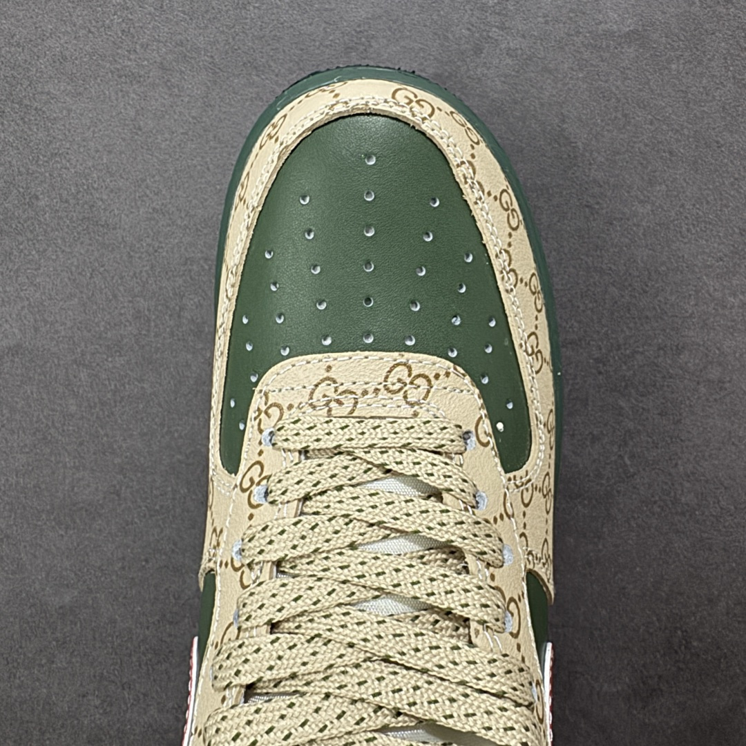 【纯原】Nike Air Force 1'07 Low 古驰联名 花纹红勾 空军一号低帮休闲板鞋#原楦头