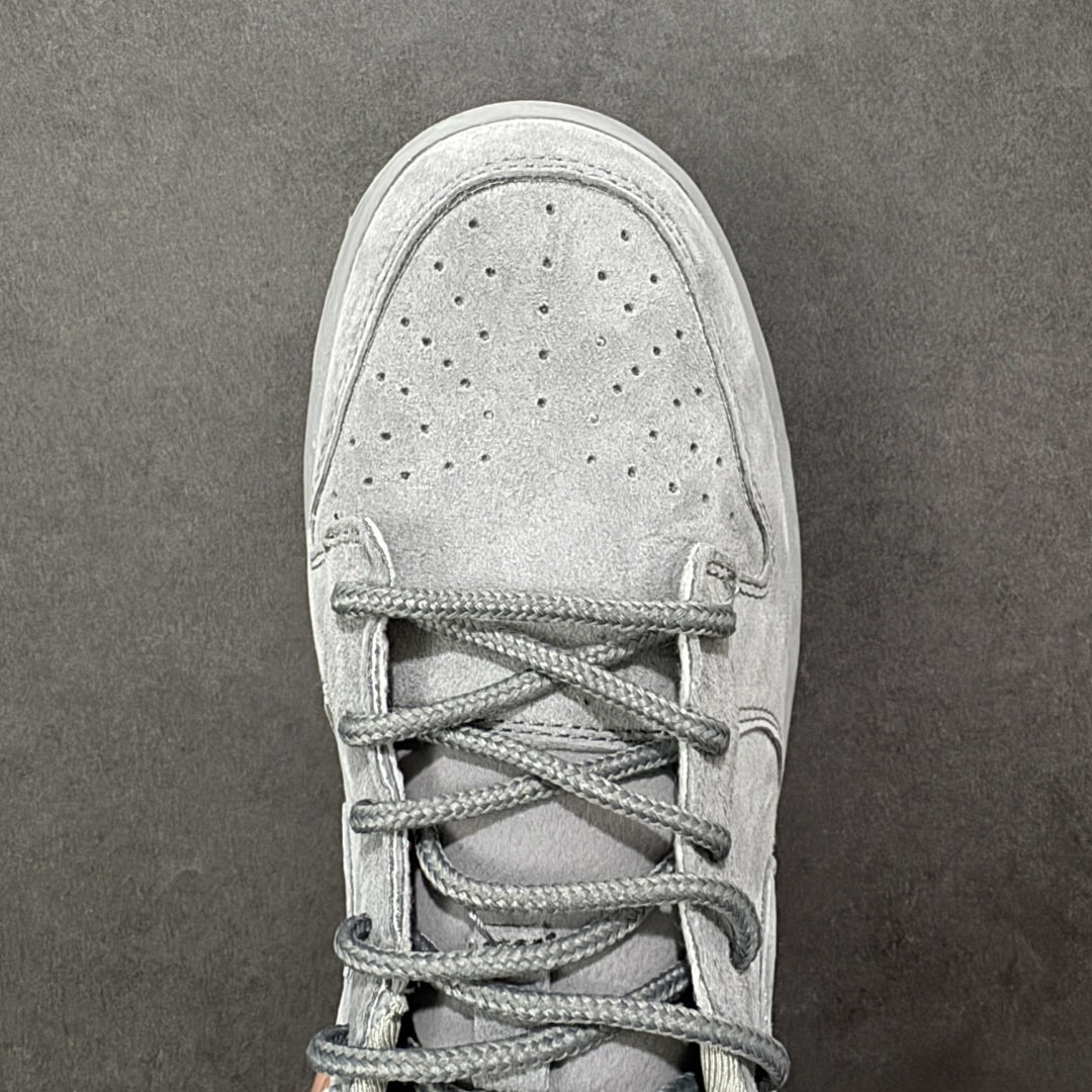 【纯原】高端定制Nike SB Dunk Low “Superme联名------灰色猪八” 麂皮效果 