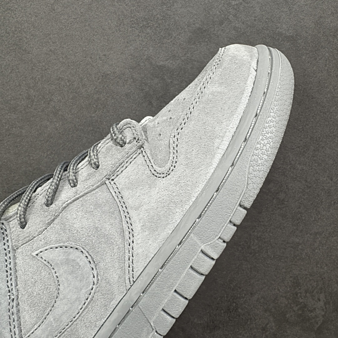 【纯原】高端定制Nike SB Dunk Low “Superme联名------灰色猪八” 麂皮效果 