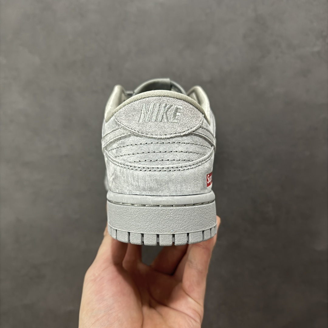 【纯原】高端定制Nike SB Dunk Low “Superme联名------灰色猪八” 麂皮效果 