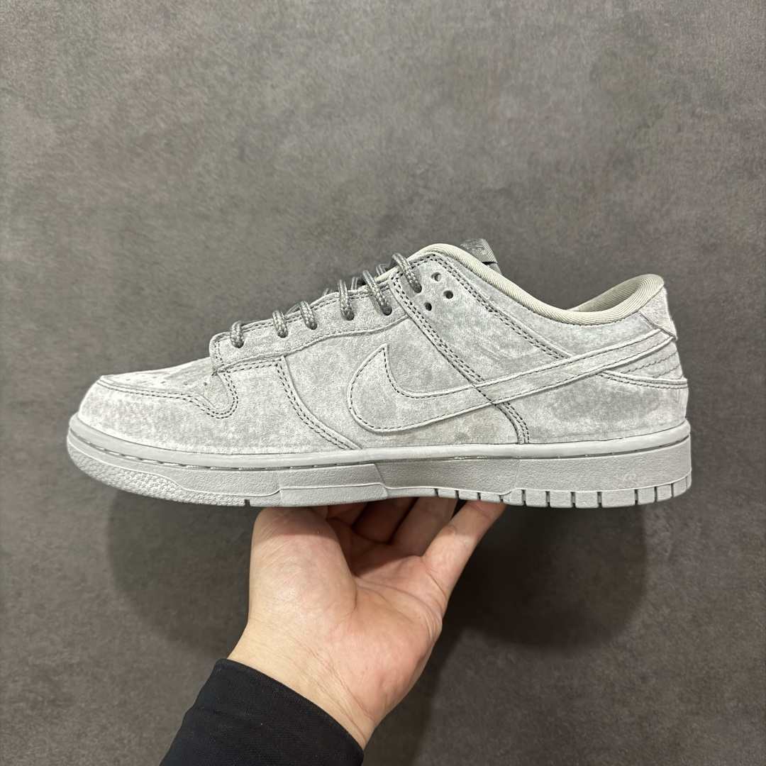 【纯原】高端定制Nike SB Dunk Low “Superme联名------灰色猪八” 麂皮效果 