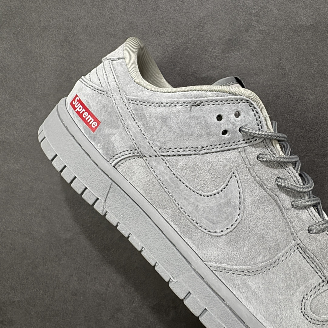 【纯原】高端定制Nike SB Dunk Low “Superme联名------灰色猪八” 麂皮效果 