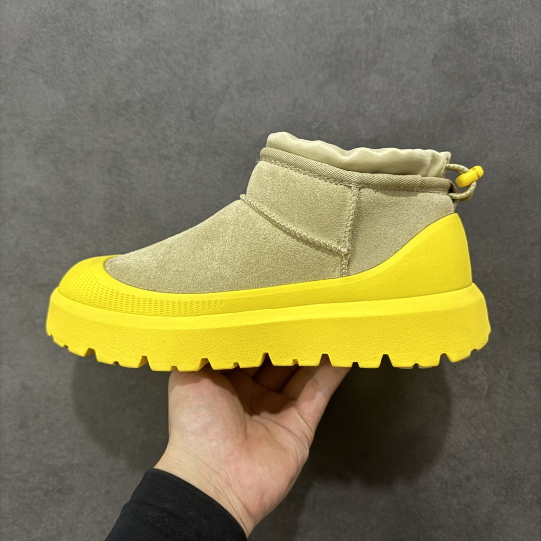 图片[2]-【X1纯原】全网最齐ugg 130个配色市面顶级版本 UGG 25款王一博二代系列黑色4cm厚底 广州外贸大厂生产鞋头到鞋垫真羊皮毛一体独立外盒包装芯片带防水工艺区别市面任何版本 独立原版开发大底羊绒鞋垫冬季保暖外出家居都是很适合的选择近年uug推出款式系列局部偏向年轻消费者喜好也走到时尚潮流穿搭的前沿鞋身材质防泼水涂层翻毛皮鞋面17毫米UGGPURE™植入式羊毛内底轻便防滑舒适橡胶外底带有品牌LOGO商标带全套包装 尺码：40-45 货号：1174196-选品中心