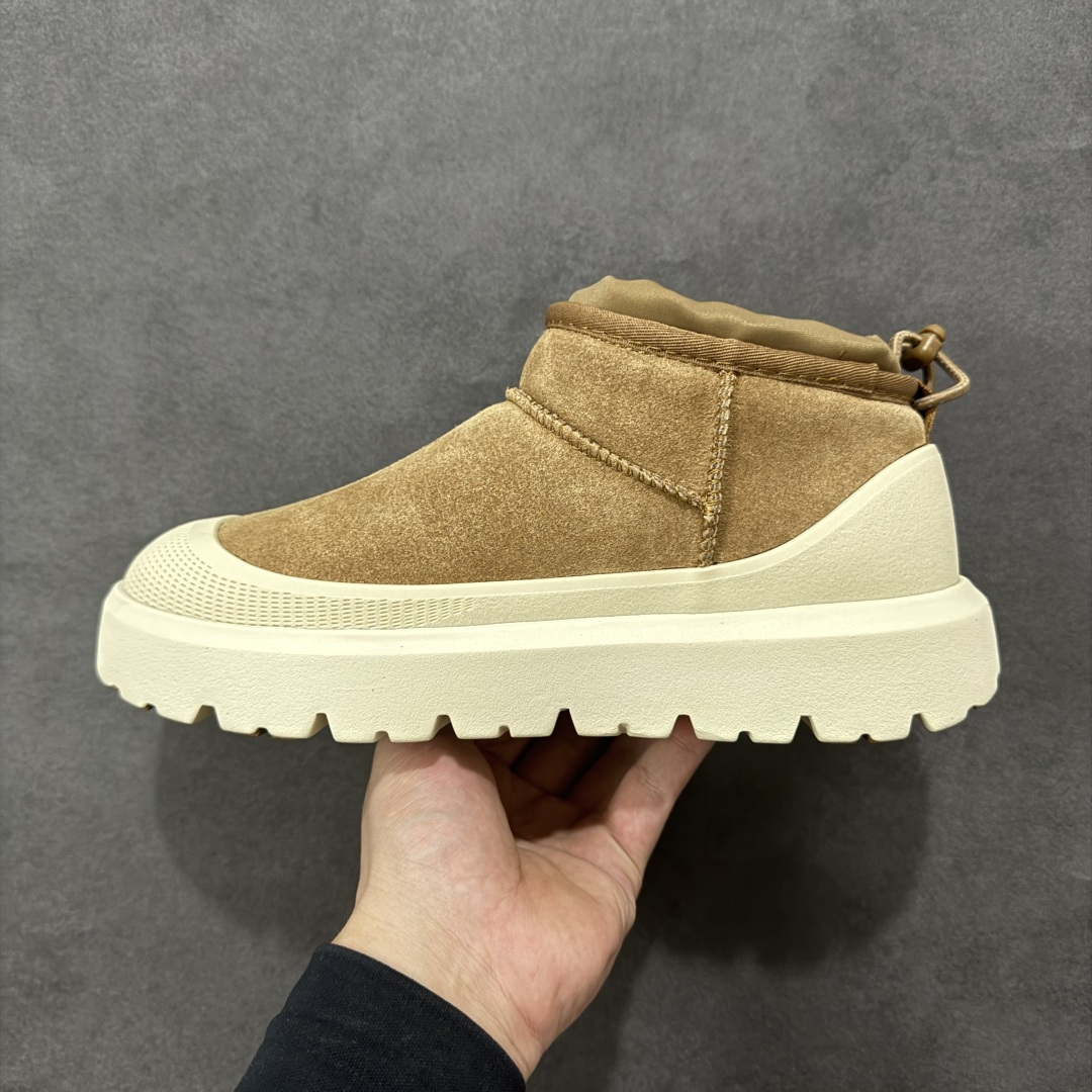 图片[2]-【X1纯原】全网最齐ugg 130个配色市面顶级版本 UGG 25款王一博二代系列黑色4cm厚底 广州外贸大厂生产鞋头到鞋垫真羊皮毛一体独立外盒包装芯片带防水工艺区别市面任何版本 独立原版开发大底羊绒鞋垫冬季保暖外出家居都是很适合的选择近年uug推出款式系列局部偏向年轻消费者喜好也走到时尚潮流穿搭的前沿鞋身材质防泼水涂层翻毛皮鞋面17毫米UGGPURE™植入式羊毛内底轻便防滑舒适橡胶外底带有品牌LOGO商标带全套包装 尺码：40-45 货号：1174196-选品中心