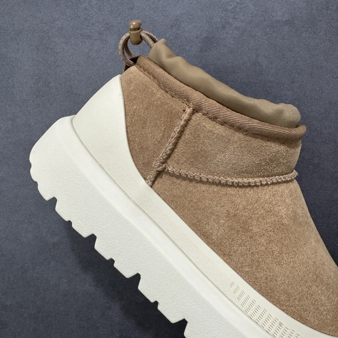 图片[6]-【X1纯原】全网最齐ugg 130个配色市面顶级版本 UGG 25款王一博二代系列黑色4cm厚底 广州外贸大厂生产鞋头到鞋垫真羊皮毛一体独立外盒包装芯片带防水工艺区别市面任何版本 独立原版开发大底羊绒鞋垫冬季保暖外出家居都是很适合的选择近年uug推出款式系列局部偏向年轻消费者喜好也走到时尚潮流穿搭的前沿鞋身材质防泼水涂层翻毛皮鞋面17毫米UGGPURE™植入式羊毛内底轻便防滑舒适橡胶外底带有品牌LOGO商标带全套包装 尺码：40-45 货号：1174196-选品中心