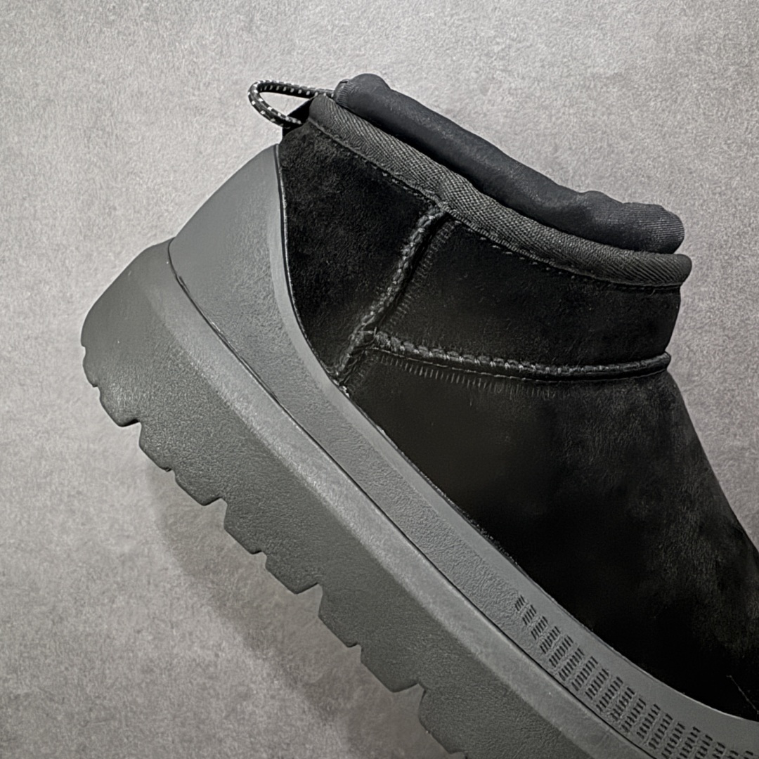 图片[6]-【X1纯原】全网最齐ugg 130个配色市面顶级版本 UGG 25款王一博二代系列黑色4cm厚底 广州外贸大厂生产鞋头到鞋垫真羊皮毛一体独立外盒包装芯片带防水工艺区别市面任何版本 独立原版开发大底羊绒鞋垫冬季保暖外出家居都是很适合的选择近年uug推出款式系列局部偏向年轻消费者喜好也走到时尚潮流穿搭的前沿鞋身材质防泼水涂层翻毛皮鞋面17毫米UGGPURE™植入式羊毛内底轻便防滑舒适橡胶外底带有品牌LOGO商标带全套包装 尺码：40-45 货号：1174196-选品中心