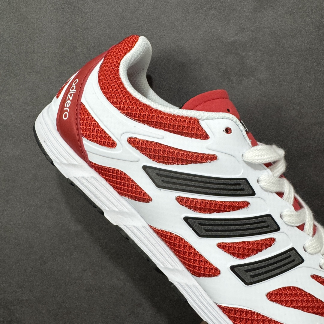 【纯原】adidas Adizero PR Performance 阿迪柔软舒适防滑耐磨 低帮跑步鞋 男