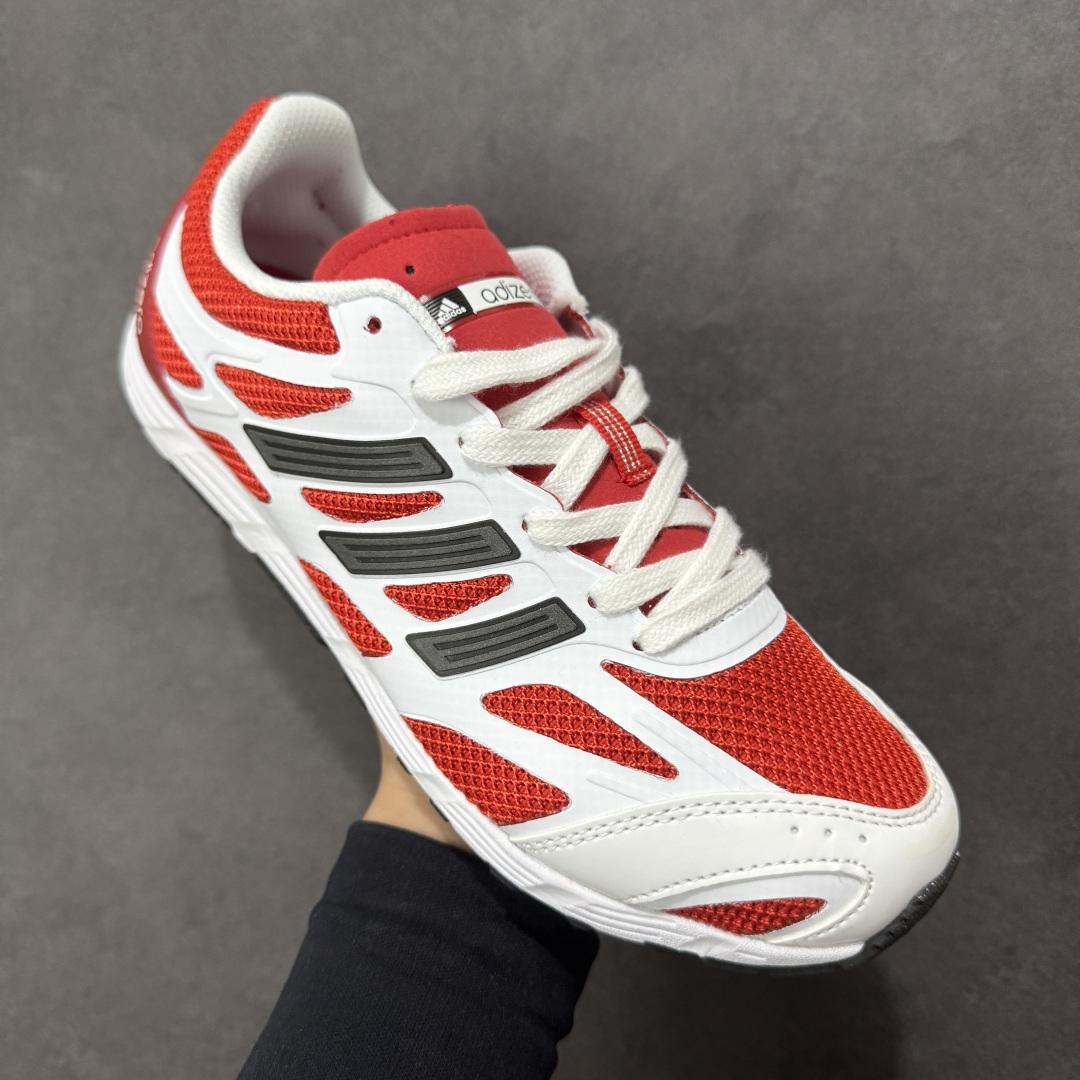 【纯原】adidas Adizero PR Performance 阿迪柔软舒适防滑耐磨 低帮跑步鞋 男