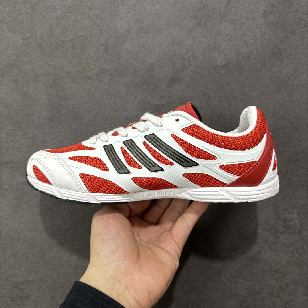 【纯原】adidas Adizero PR Performance 阿迪柔软舒适防滑耐磨 低帮跑步鞋 男