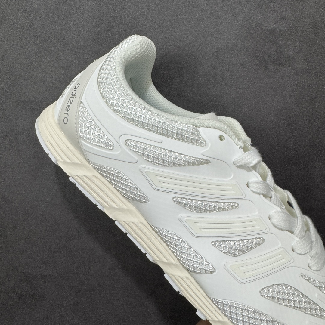 【纯原】adidas Adizero PR Performance 阿迪柔软舒适防滑耐磨 低帮跑步鞋 男