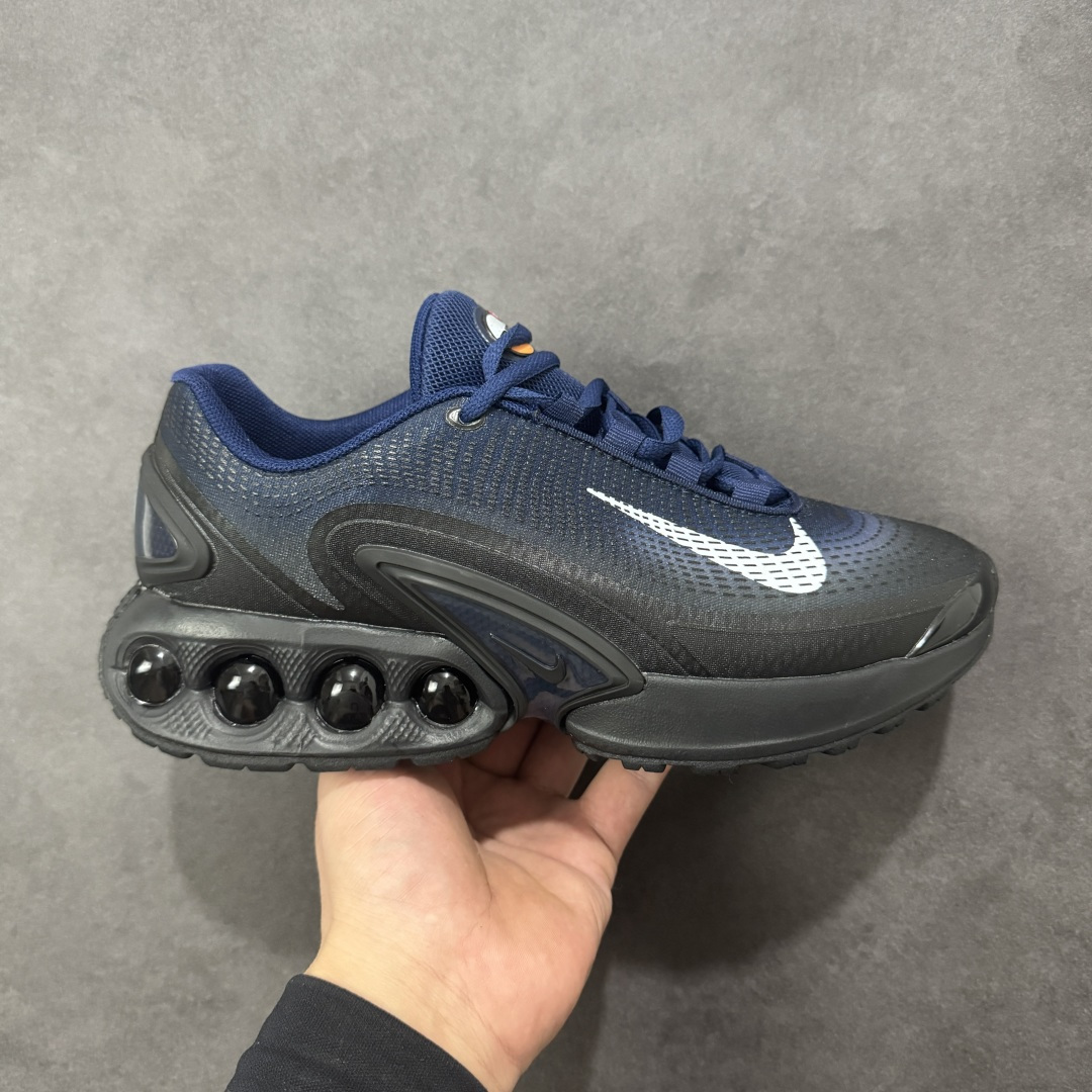 【纯原】Nike Air Max Dn SP 耐克 DN 低帮 黑蓝白 耐磨透气低邦运动时尚跑步鞋，豆荚