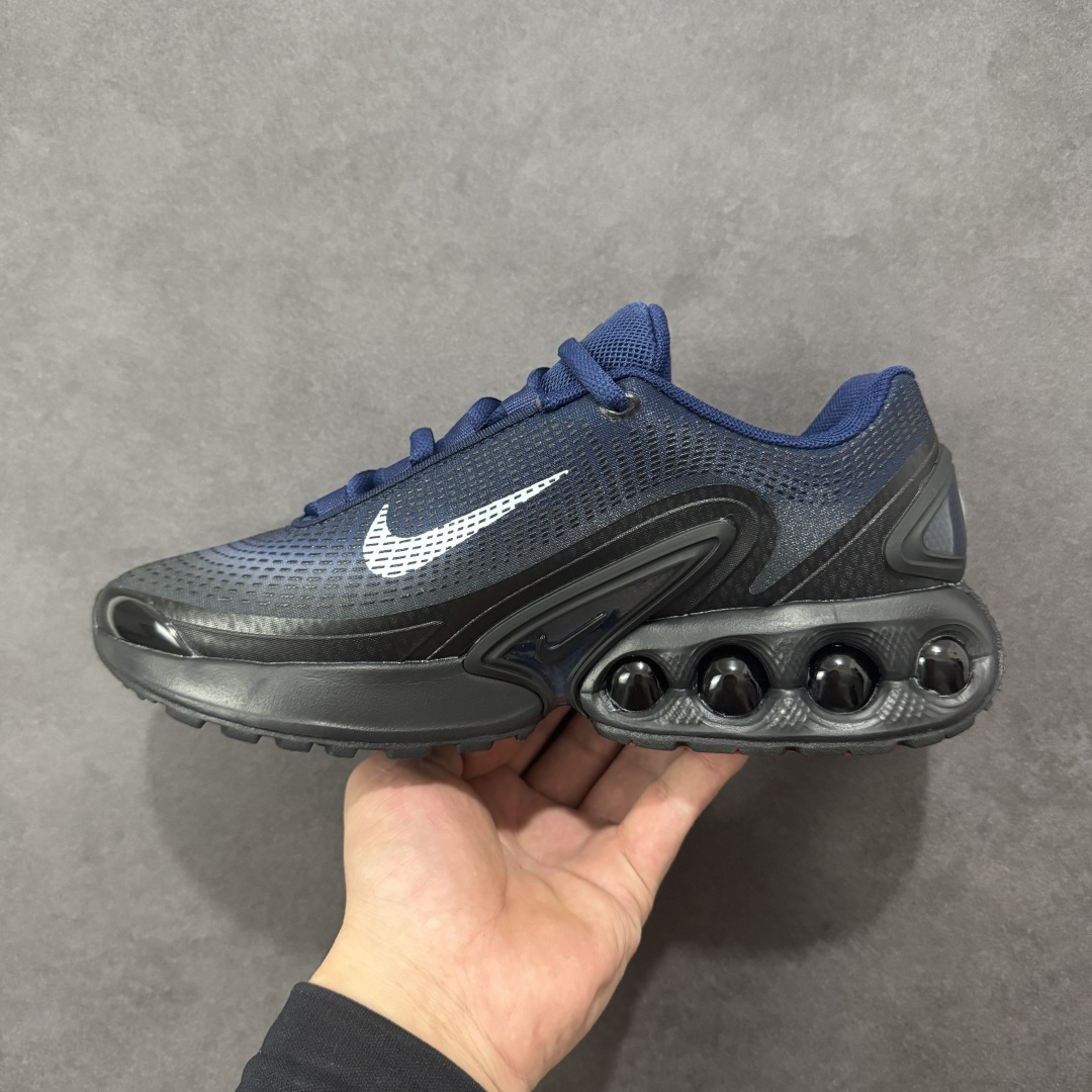 【纯原】Nike Air Max Dn SP 耐克 DN 低帮 黑蓝白 耐磨透气低邦运动时尚跑步鞋，豆荚