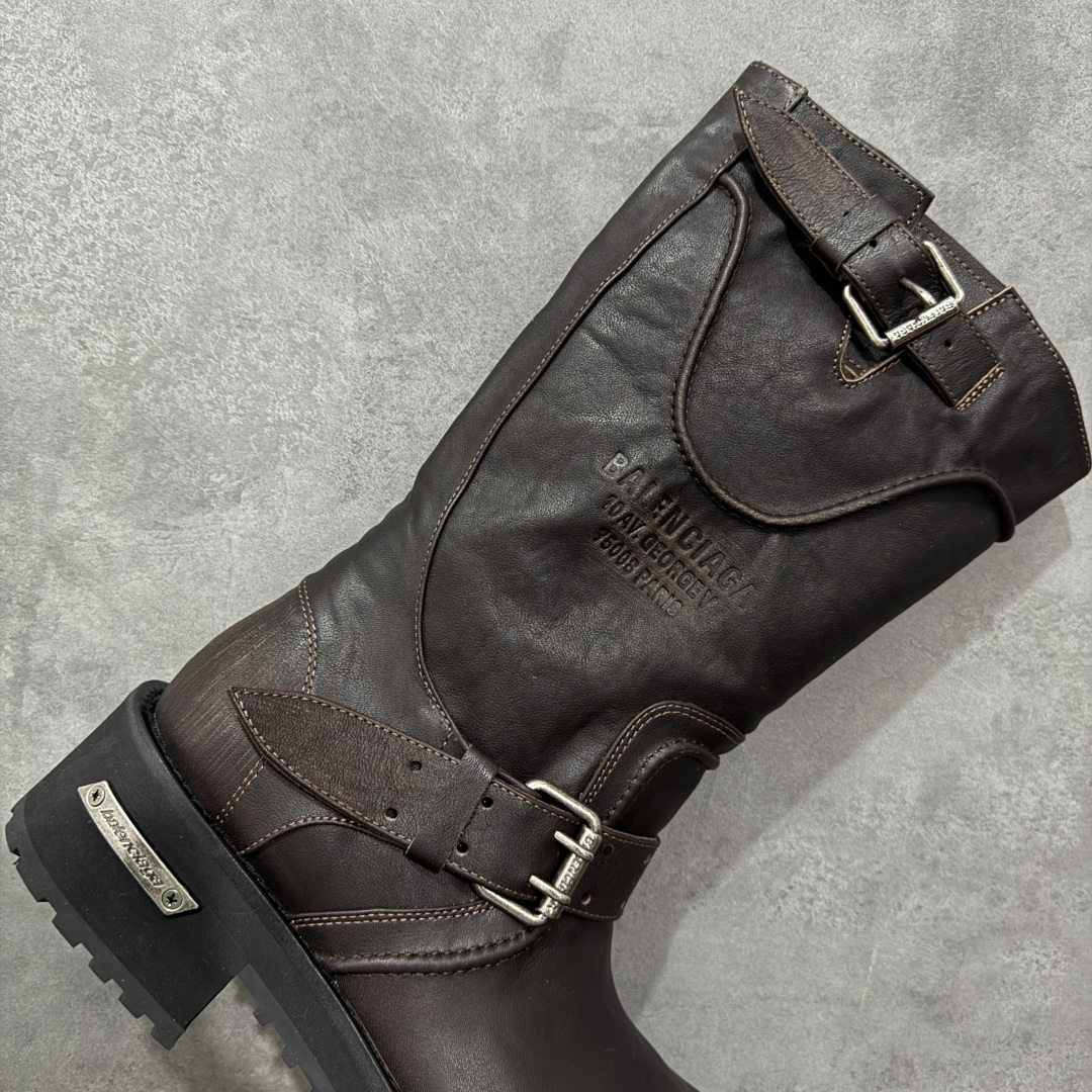 图片[7]-【广东纯原版本】Balenciaga 25新款酷飒毒液靴✨ 酷飒出街，超有个性，独特翻折设计，个性又前卫，金属扣点缀，酷感十足😘又美又飒，无论是日常出街还是时尚派对🎉它都是吸睛利器💯 对版甄选牛皮面料，羊皮内里，私模耐磨防滑橡胶大底 尺码：35-44-选品中心