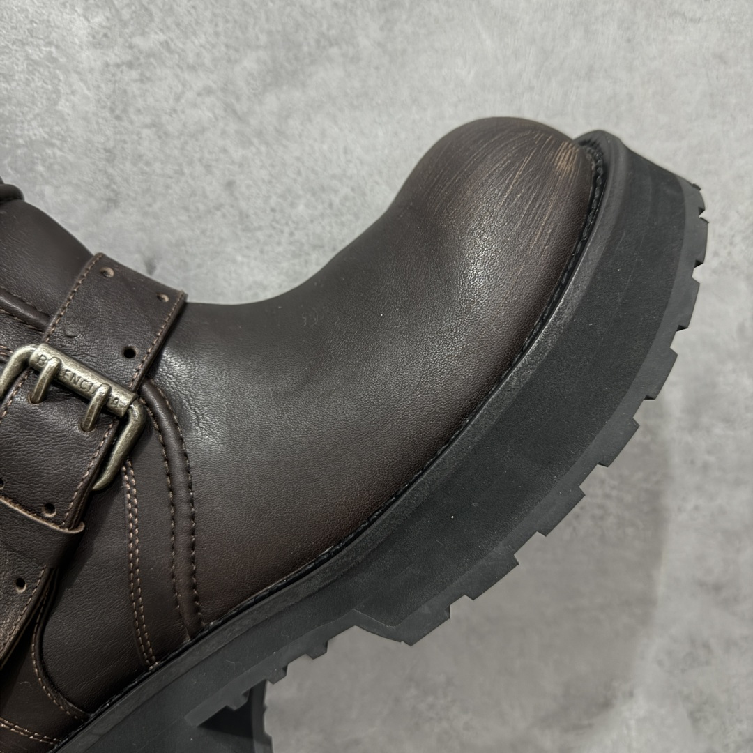 图片[6]-【广东纯原版本】Balenciaga 25新款酷飒毒液靴✨ 酷飒出街，超有个性，独特翻折设计，个性又前卫，金属扣点缀，酷感十足😘又美又飒，无论是日常出街还是时尚派对🎉它都是吸睛利器💯 对版甄选牛皮面料，羊皮内里，私模耐磨防滑橡胶大底 尺码：35-44-选品中心