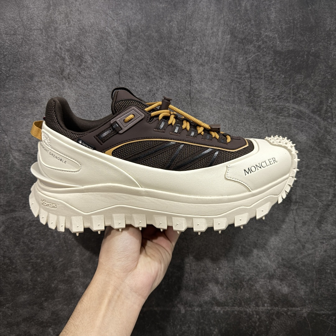 【纯原】Moncler 盟可睐/蒙口 Trailgrip GTX 抗撕裂材质山地户外鞋 鞋身采用Cord