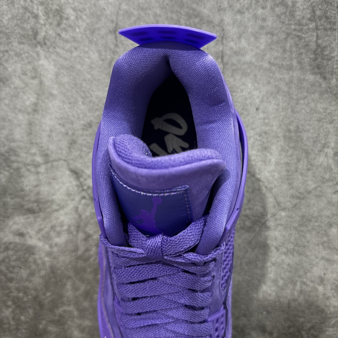 图片[8]-【美版GX纯原】Nigel Sylvester x Air Jordan AJ4 “Brick by Brick” 联名紫砖 货号：HF4340-500 全新批次 重点区分市面 真正砖面纹路 区别市面版本 正确细节 卡色无色差 GX原数据精心打造 原厂材质 超弹硅胶材质 内层不织布补强 补强为硅胶提供更强耐久性 避免断裂 圈内最强四代 独家外贸特供尺码含 45.5 48.5 耗时半年巨作 全套原纸板楦头开发 原厂特供皮料加持 确保原汁原味 完美呈现四代版型 一比一鞋头弧度高度鞋身弧度 数据细节工艺流程均保持原鞋一致 原厂TPU网格鞋带扣 正确内里网布 菱角分明不变形无多余毛边 柔软性质感一致于原鞋 市场唯一原厂鞋扣模具 背面可见隐藏注塑口 原厂织唛标 原厂飞人电绣工艺 尾指中部跳三针 独家绑鞋带手法 印刷中底布 四线拉帮 米色美纹纸贴合固定 进口港宝加持 后跟自然饱满 全鞋荧光划线卡点 追求极致完美 每一双都是工艺品 多重QC质检 超越公司货的品控标准 实实在在的免检产品 …… 尺码：40 40.5 41 42 42.5 43 44 44.5 45 46 47.5 48.5-选品中心