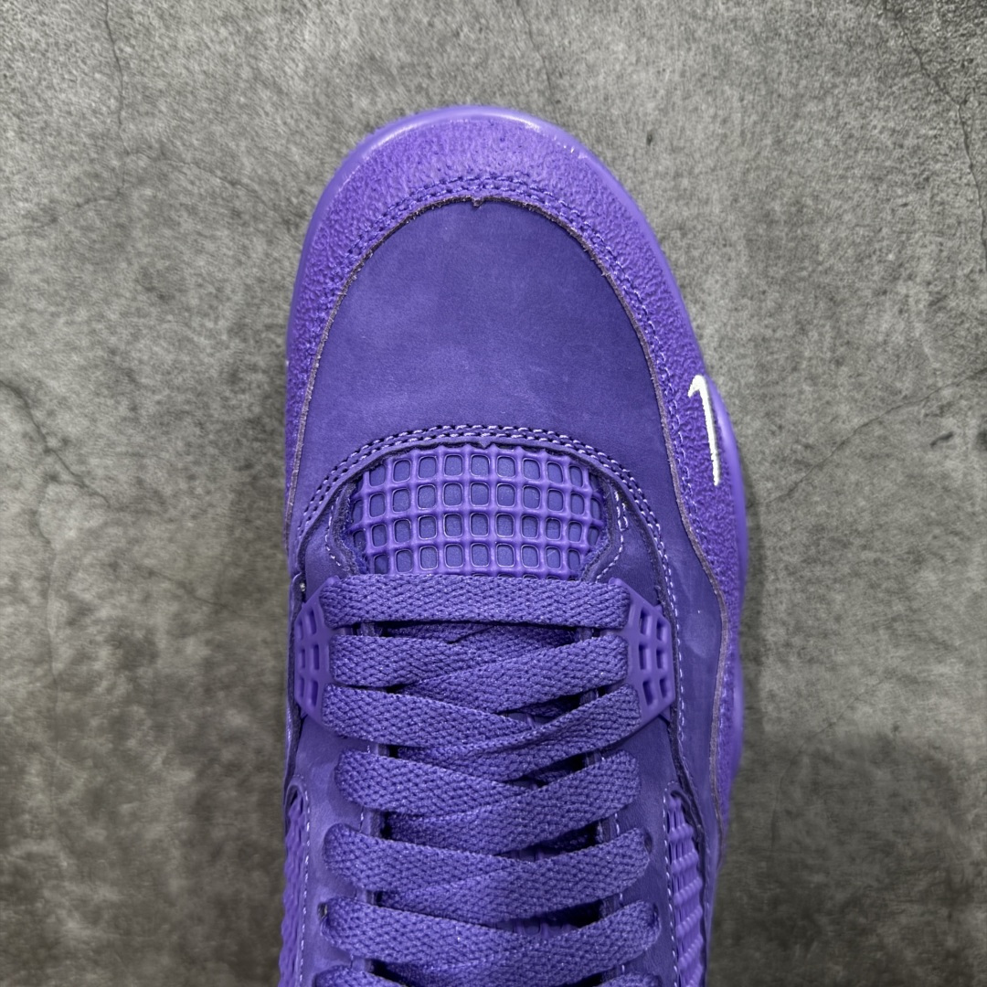 图片[5]-【美版GX纯原】Nigel Sylvester x Air Jordan AJ4 “Brick by Brick” 联名紫砖 货号：HF4340-500 全新批次 重点区分市面 真正砖面纹路 区别市面版本 正确细节 卡色无色差 GX原数据精心打造 原厂材质 超弹硅胶材质 内层不织布补强 补强为硅胶提供更强耐久性 避免断裂 圈内最强四代 独家外贸特供尺码含 45.5 48.5 耗时半年巨作 全套原纸板楦头开发 原厂特供皮料加持 确保原汁原味 完美呈现四代版型 一比一鞋头弧度高度鞋身弧度 数据细节工艺流程均保持原鞋一致 原厂TPU网格鞋带扣 正确内里网布 菱角分明不变形无多余毛边 柔软性质感一致于原鞋 市场唯一原厂鞋扣模具 背面可见隐藏注塑口 原厂织唛标 原厂飞人电绣工艺 尾指中部跳三针 独家绑鞋带手法 印刷中底布 四线拉帮 米色美纹纸贴合固定 进口港宝加持 后跟自然饱满 全鞋荧光划线卡点 追求极致完美 每一双都是工艺品 多重QC质检 超越公司货的品控标准 实实在在的免检产品 …… 尺码：40 40.5 41 42 42.5 43 44 44.5 45 46 47.5 48.5-选品中心