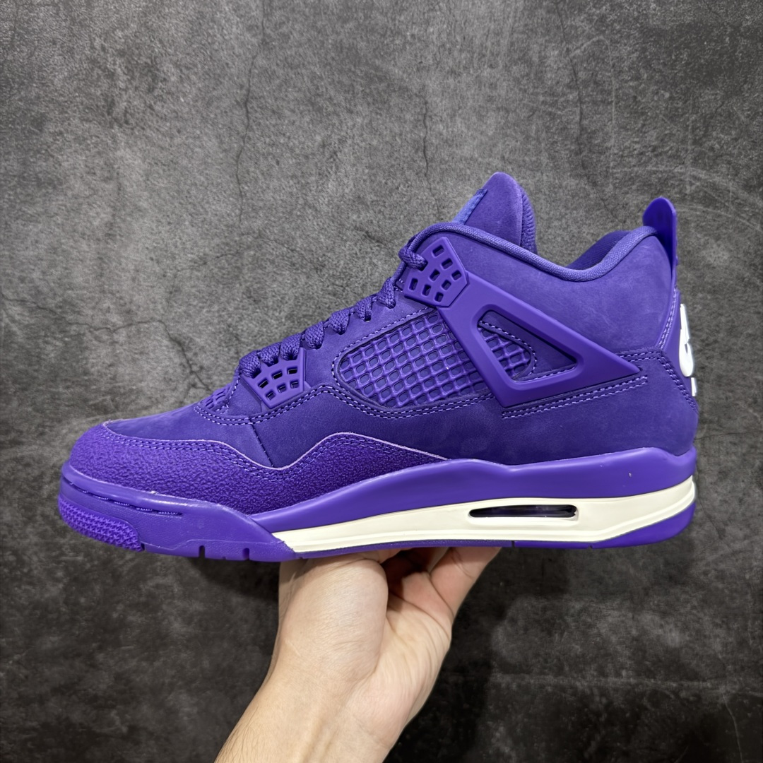 图片[2]-【美版GX纯原】Nigel Sylvester x Air Jordan AJ4 “Brick by Brick” 联名紫砖 货号：HF4340-500 全新批次 重点区分市面 真正砖面纹路 区别市面版本 正确细节 卡色无色差 GX原数据精心打造 原厂材质 超弹硅胶材质 内层不织布补强 补强为硅胶提供更强耐久性 避免断裂 圈内最强四代 独家外贸特供尺码含 45.5 48.5 耗时半年巨作 全套原纸板楦头开发 原厂特供皮料加持 确保原汁原味 完美呈现四代版型 一比一鞋头弧度高度鞋身弧度 数据细节工艺流程均保持原鞋一致 原厂TPU网格鞋带扣 正确内里网布 菱角分明不变形无多余毛边 柔软性质感一致于原鞋 市场唯一原厂鞋扣模具 背面可见隐藏注塑口 原厂织唛标 原厂飞人电绣工艺 尾指中部跳三针 独家绑鞋带手法 印刷中底布 四线拉帮 米色美纹纸贴合固定 进口港宝加持 后跟自然饱满 全鞋荧光划线卡点 追求极致完美 每一双都是工艺品 多重QC质检 超越公司货的品控标准 实实在在的免检产品 …… 尺码：40 40.5 41 42 42.5 43 44 44.5 45 46 47.5 48.5-选品中心