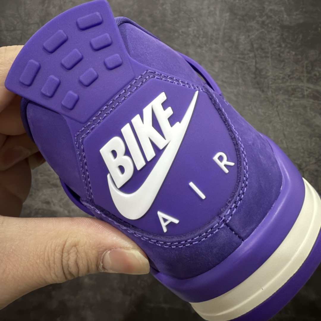 图片[2]-【美版GX纯原】Nigel Sylvester x Air Jordan AJ4 “Brick by Brick” 联名紫砖 货号：HF4340-500 全新批次 重点区分市面 真正砖面纹路 区别市面版本 正确细节 卡色无色差 GX原数据精心打造 原厂材质 超弹硅胶材质 内层不织布补强 补强为硅胶提供更强耐久性 避免断裂 圈内最强四代 独家外贸特供尺码含 45.5 48.5 耗时半年巨作 全套原纸板楦头开发 原厂特供皮料加持 确保原汁原味 完美呈现四代版型 一比一鞋头弧度高度鞋身弧度 数据细节工艺流程均保持原鞋一致 原厂TPU网格鞋带扣 正确内里网布 菱角分明不变形无多余毛边 柔软性质感一致于原鞋 市场唯一原厂鞋扣模具 背面可见隐藏注塑口 原厂织唛标 原厂飞人电绣工艺 尾指中部跳三针 独家绑鞋带手法 印刷中底布 四线拉帮 米色美纹纸贴合固定 进口港宝加持 后跟自然饱满 全鞋荧光划线卡点 追求极致完美 每一双都是工艺品 多重QC质检 超越公司货的品控标准 实实在在的免检产品 …… 尺码：40 40.5 41 42 42.5 43 44 44.5 45 46 47.5 48.5-选品中心