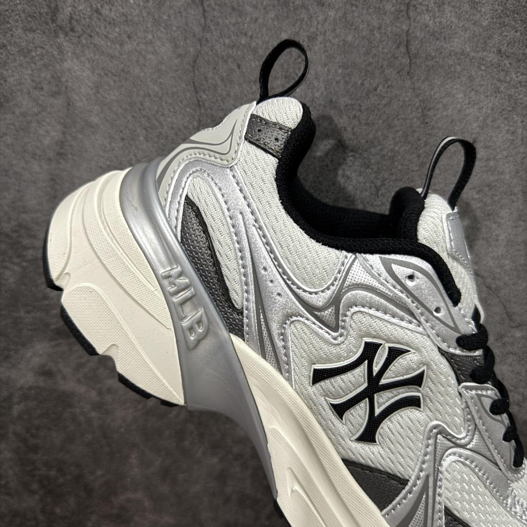 【纯原版】韩国洋基队NY大标潮流老爹鞋MLB小白鞋复古轻便增高运动鞋新款绑带时尚潮流百搭原材料打造 原楦