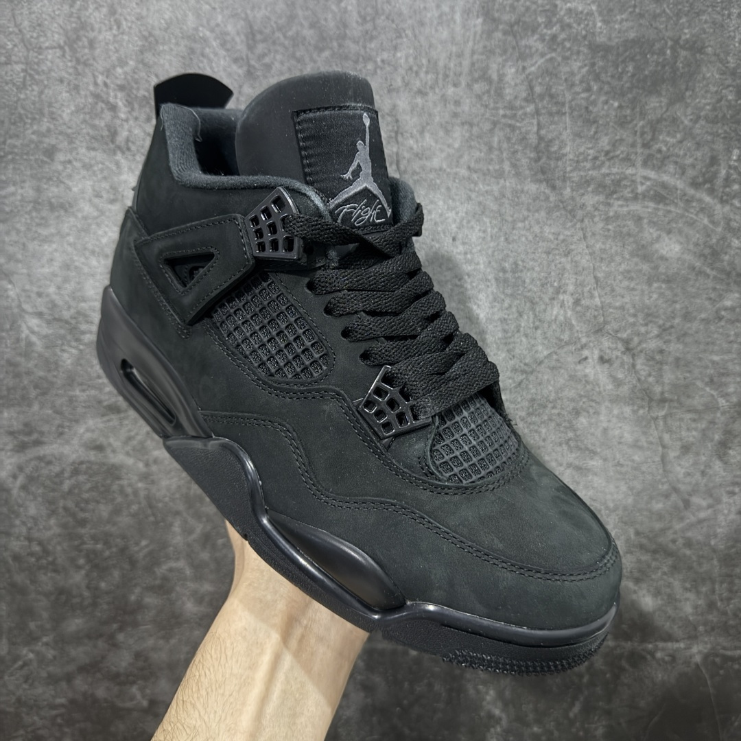 【纯原】Air Jordan 4 Retro AJ4 乔4黑猫2.0复刻版 FV5029-010全新升级