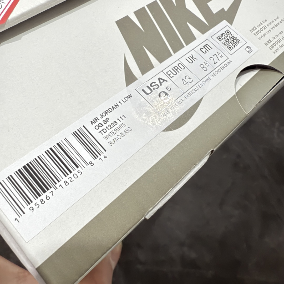 【纯原】Travis Scott x Air Jordan AJ1 Low OG SP TS联名倒钩低帮