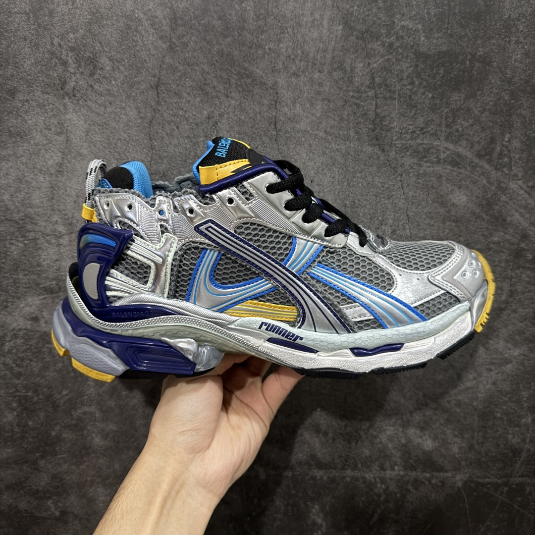 【纯原】BALENCIAGA Runner 2.0 Sneaker 巴黎世家七代慢跑系列低帮复古野跑潮流