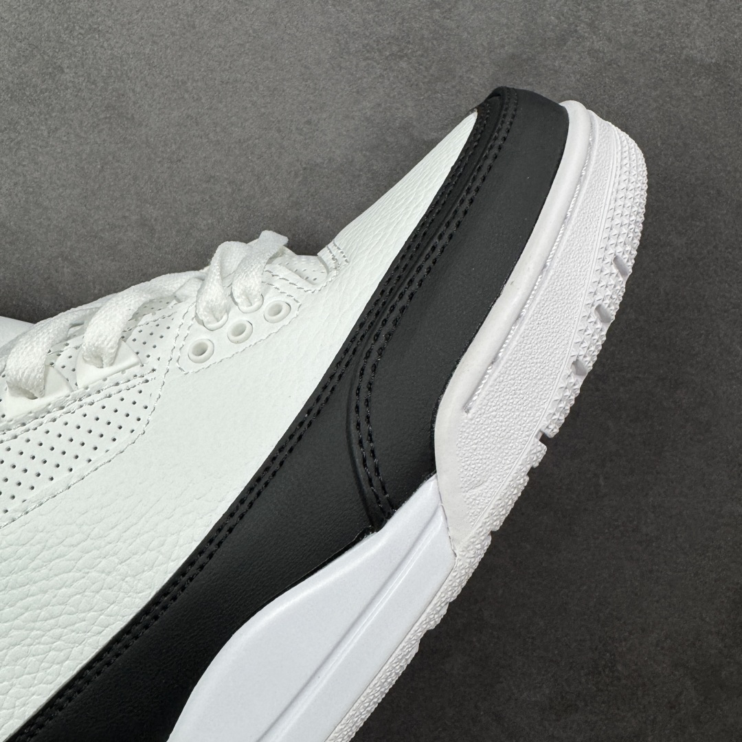 图片[5]-【纯原特价】Fragment Design x Jordan Air Jordan 3 SP 藤原浩 中帮 复古篮球鞋 男女同款 黑白 货号：DA3595-100 尺码：36-45 半 编码：YBB200210-选品中心